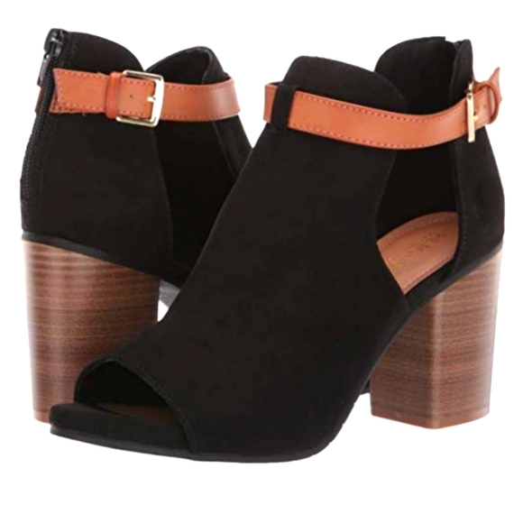 Kenneth Cole Suede Bootie Boots - Picture 1 of 8